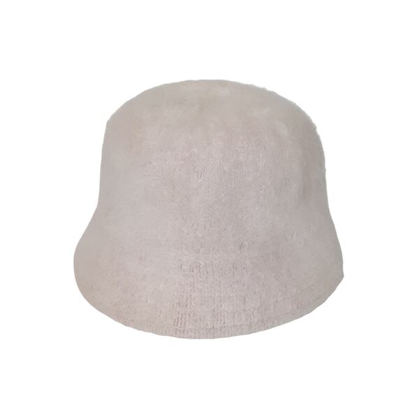 Banana Republic Angora & Wool Bucket Hat Set Cherry Red Pink Winter Caps Cozy - Picture 3 of 12